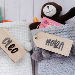 Holiday Stocking Tags - Christmas Modern Tag - thumbnail 3