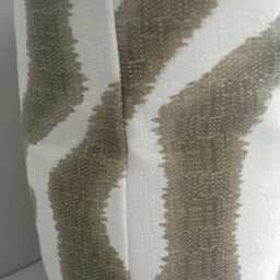 Animal Print Pillow Cover - Taupe Tan Geometric Design - thumbnail 2