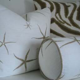 Animal Print Pillow Cover - Taupe Tan Geometric Design - thumbnail 3