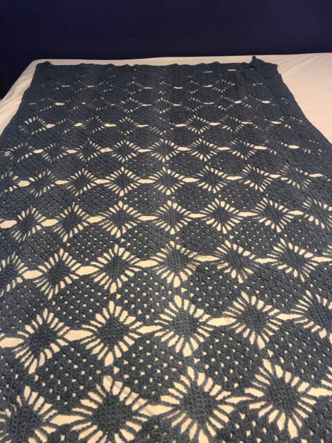 Frosted Lace Afghan/Blanket - image 1