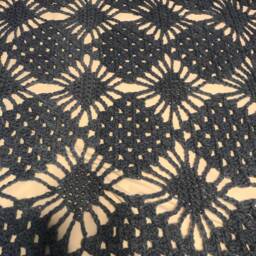Frosted Lace Afghan/Blanket - thumbnail 2