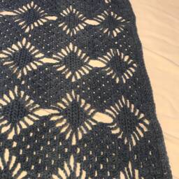 Frosted Lace Afghan/Blanket - thumbnail 3