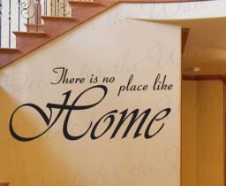There No Place Like Home Family Love Decorative Vinyl Sticker Art Mural Lettering Decor Wall Decal Quote Design Saying Decoration F85 - thumbnail 1