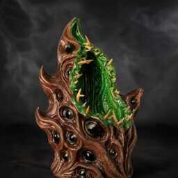 Cosmic Horror Plant Pot - The Watching Maw Many-Eyed Cast Stone Monster Planter - thumbnail 2