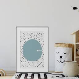 Personalised Alphabet Initial Print, Name Baby Alphabet, Art, Kids Room - thumbnail 2