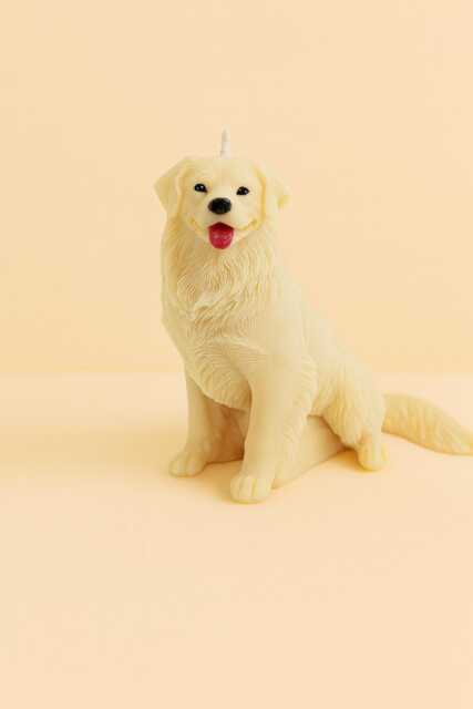 Handcrafted Golden Retriever Soy Wax Candle - image 1