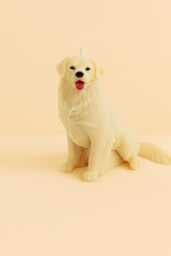 Handcrafted Golden Retriever Soy Wax Candle - thumbnail 1