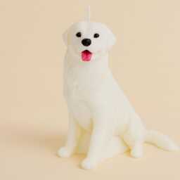 Handcrafted Golden Retriever Soy Wax Candle - thumbnail 3