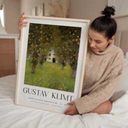 Gustav Klimt, Klimt Poster, Museum Exhibition Wallart Print, Poster Tree Of Life, Garden - thumbnail 2