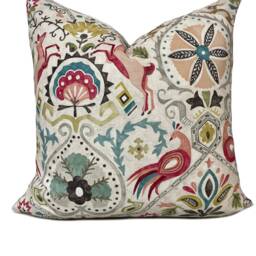 Jane Churchill Roxton in Multi Cushion Cover Pillow Double Sided - thumbnail 2