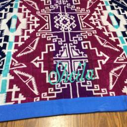 xxl Personalized Beach Towel Monogrammed Adult Birthday Gift Graduation For Her Tribal Wedding Decor - thumbnail 2