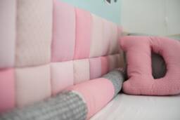 Kids Headboard, Decorative Child Protection Pad, Wall Padding For Toddler, Montessori Sleeping Area, Upholstered Soft Headboard Panels