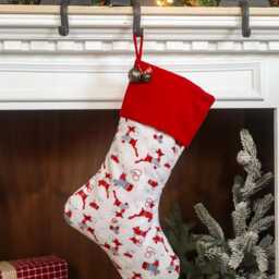 Reindeer Flannel Christmas Stocking Personalized Cuff - thumbnail 2