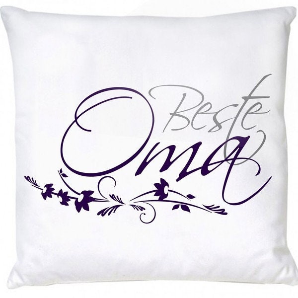 Best Grandma - Curved Stylotex Decorative Pillow