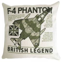 Mcdonnell Douglas F4 Phantom 11 Raf Long Range Supersonic Jet Interceptor Fighter Bomber Aircraft Green Cushion Inner Included - thumbnail 1