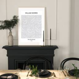 Set Of 3 William Morris Print, Art, Exhibition Poster, Floral Art Prints, Beige, Grey, Wild Flowers, Home Decor Fast Delivery - thumbnail 3