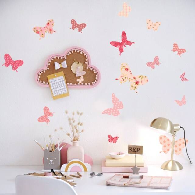 Butterfly Decal, Butterflies, Pink Butterflies Wall Stickers, Vinyl Stickers - image 1