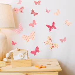 Butterfly Decal, Butterflies, Pink Butterflies Wall Stickers, Vinyl Stickers - thumbnail 3