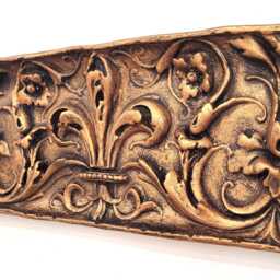 Fleur De Lis Flower French Home Decor Wall Plaque Sculpture Aoh Studio - thumbnail 2