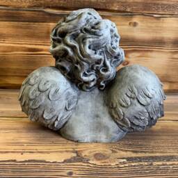 Winged Garden Large Cute Angel Cherub Statue Ornament - thumbnail 3