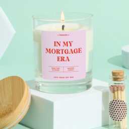 New Home Candle Gift in My Mortgage Era Funny Keepsake For First-Time Buyers Proud Homeowners & Housewarming Newlywed Couple