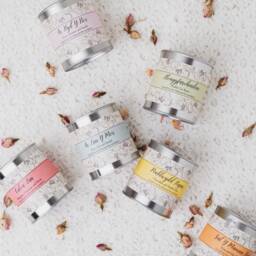 Ar Hyd Y Nos Candle Peony, Jasmine & Vanilla Scented Soy Candle - thumbnail 3