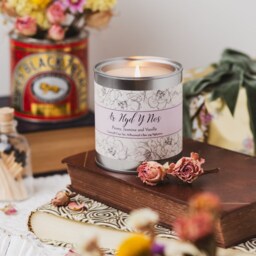 Ar Hyd Y Nos Candle Peony, Jasmine & Vanilla Scented Soy Candle - thumbnail 2