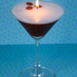 Realistic Espresso Martini Candle, Roasted Coffee Scented Cocktail Candle - thumbnail 2