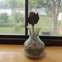 steel Roses Scrap Metal Art - thumbnail 3