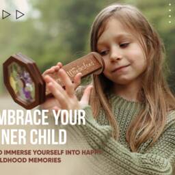 Personalized Wooden Kaleidoscope For Kids - Custom Name Birthday Gift, Engraved Keepsake Toy - thumbnail 2