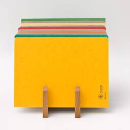 Wooden File Holder/Decorative Desktop Sorter Organizer For Desk Office Organization Mail Long Fritz Oak - thumbnail 4
