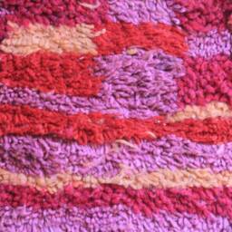 Colorful Moroccan Rug, Custom Fabulous Boujad Abstract Multicolored Carpet, Handmade Bohemian Rug - thumbnail 4
