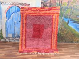 Colorful Moroccan Rug, Custom Fabulous Boujad Abstract Multicolored Carpet, Handmade Bohemian Rug - thumbnail 1