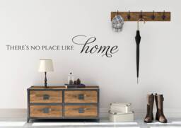"Vinyl Wall Art Decal - ""There's No Place Like Home" - thumbnail 1