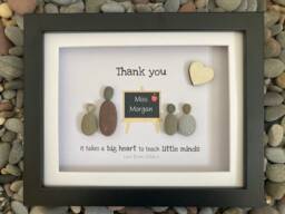 Teacher Thank You Gift, Teacher Pebble Art - thumbnail 1