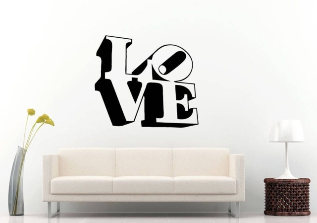 Love Word Valentines Day Holiday Wall Sticker Decal Vinyl Mural Decor Art L2346 - image 1