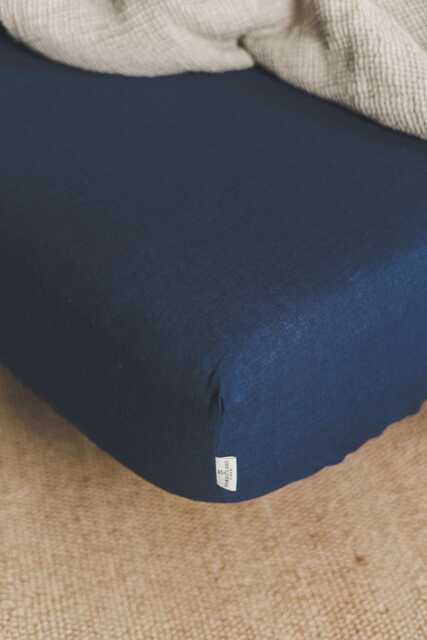 Linen Fitted Sheet With Deep Pockets - Handmade Natural Bedding, Breathable Mattress Cover For Restful Sleep & Relaxed Bedroom Atmosphere - image 1