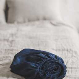 Linen Fitted Sheet With Deep Pockets - Handmade Natural Bedding, Breathable Mattress Cover For Restful Sleep & Relaxed Bedroom Atmosphere - thumbnail 2