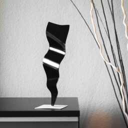 Metal Abstract Art Sculpture Modern Table Decor Contemporary Mid Century - thumbnail 4