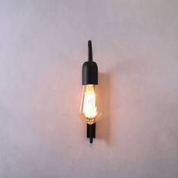 Black Wall Lighting - Brass Lamp Vanity Light Fixture, Sconce , Bedroom Sconce - thumbnail 3