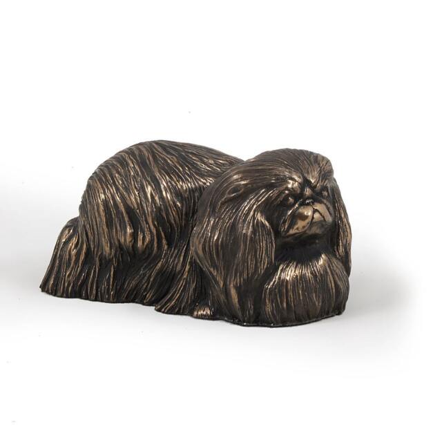 Pekingese, Dog Wooden Base Statue, Limited Edition, Artdog - image 1