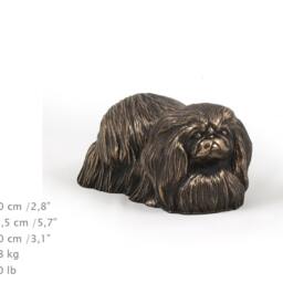 Pekingese, Dog Wooden Base Statue, Limited Edition, Artdog - thumbnail 4
