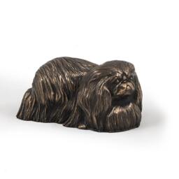 Pekingese, Dog Wooden Base Statue, Limited Edition, Artdog - thumbnail 1