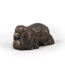Pekingese, Dog Wooden Base Statue, Limited Edition, Artdog - thumbnail 3