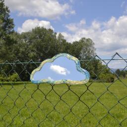 Wavy Cloud Mirror, Wavy Wall Mirror, Baby Room Cloud Decor, Irregular Modern Asymmetrical Mirror - thumbnail 1