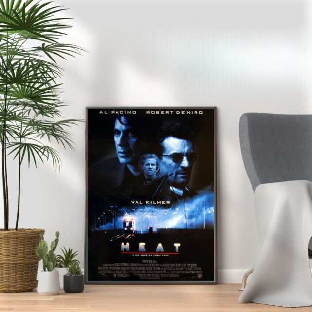 Heat Movie Poster 90S Retro Film Art Print - image 1