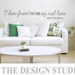 Song Of Solomon Wall Decal Inspirational Christian Vinyl Art - thumbnail 3