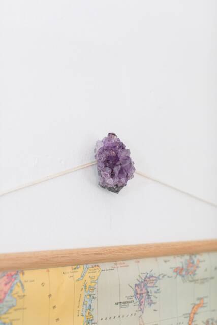 February Birthstone // Amethyst Decor Crystal Modern Wall Decor// Boho - image 1