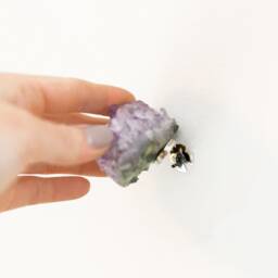 February Birthstone // Amethyst Decor Crystal Modern Wall Decor// Boho - thumbnail 2