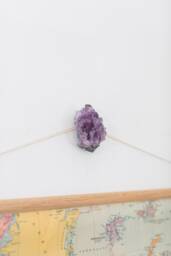 February Birthstone // Amethyst Decor Crystal Modern Wall Decor// Boho - thumbnail 1
